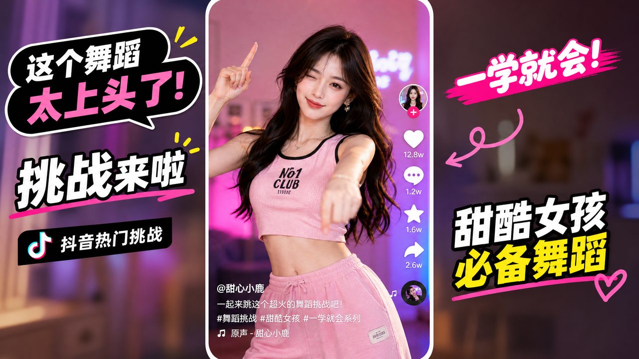 四虎视频 TikTok短视频-舞蹈挑战